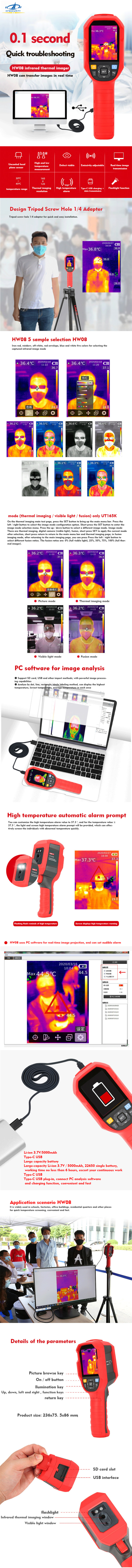 imaging infrared thermal camera