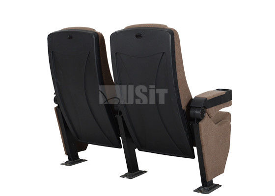 Tip Up Armrest Commercial Movie Theater Seating High Strength Steel Structure