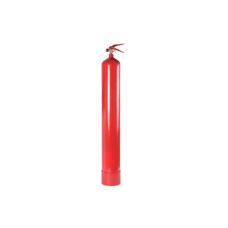 140mm Outer Diameter CO2 Fire Extinguisher 1.5m Hose 2.5kg Capacity Carbon Dioxide Fire Suppressor