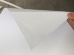 China Front Print 230mic Sublimation Printing Fabric Backlit PET Film wholesale