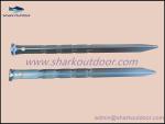 Zinc plated Ripple steel tent pegs