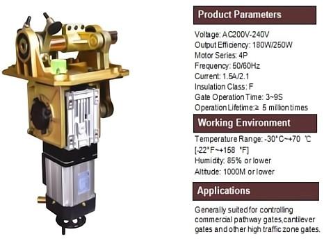 AC220v Electric Toll Barrier Gate With Frequency 50/60Hz