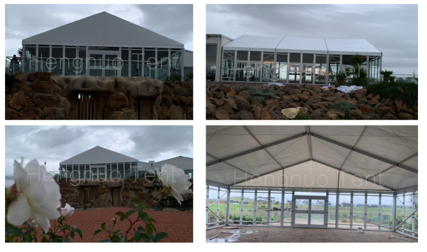 PVC Fabric Outdoor Event Tents CMYK 4 Color Printing 15x30 Party Tent