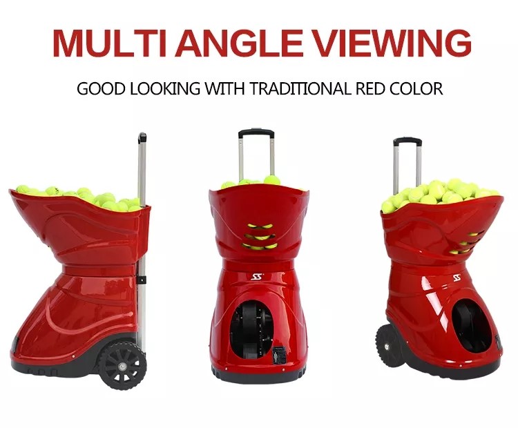 Siboasi W7 Tennis Ball Shooting Machine Sports Tutor Tennis Ball Machine Random Function