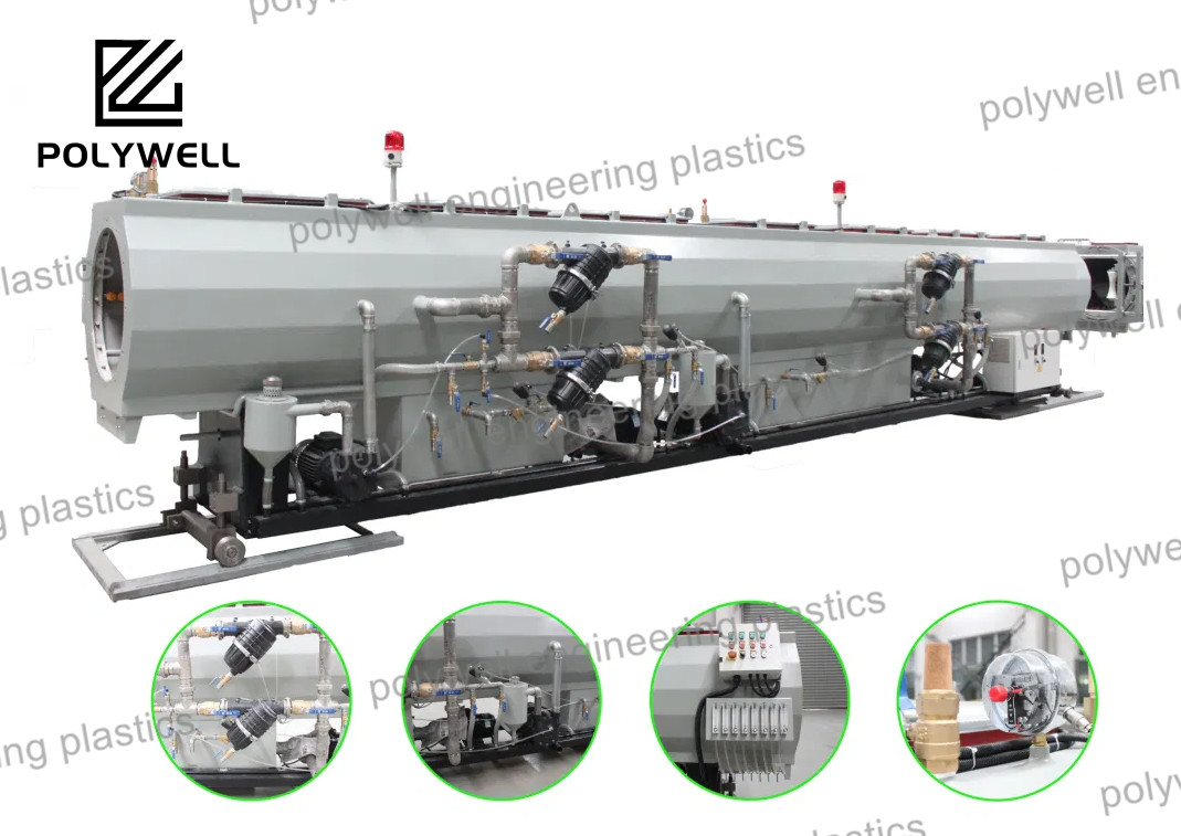 Tube Bar Extrusion Machinery PPR Plastic Pipe Extruder Machine UPVC / HDPE Production Line