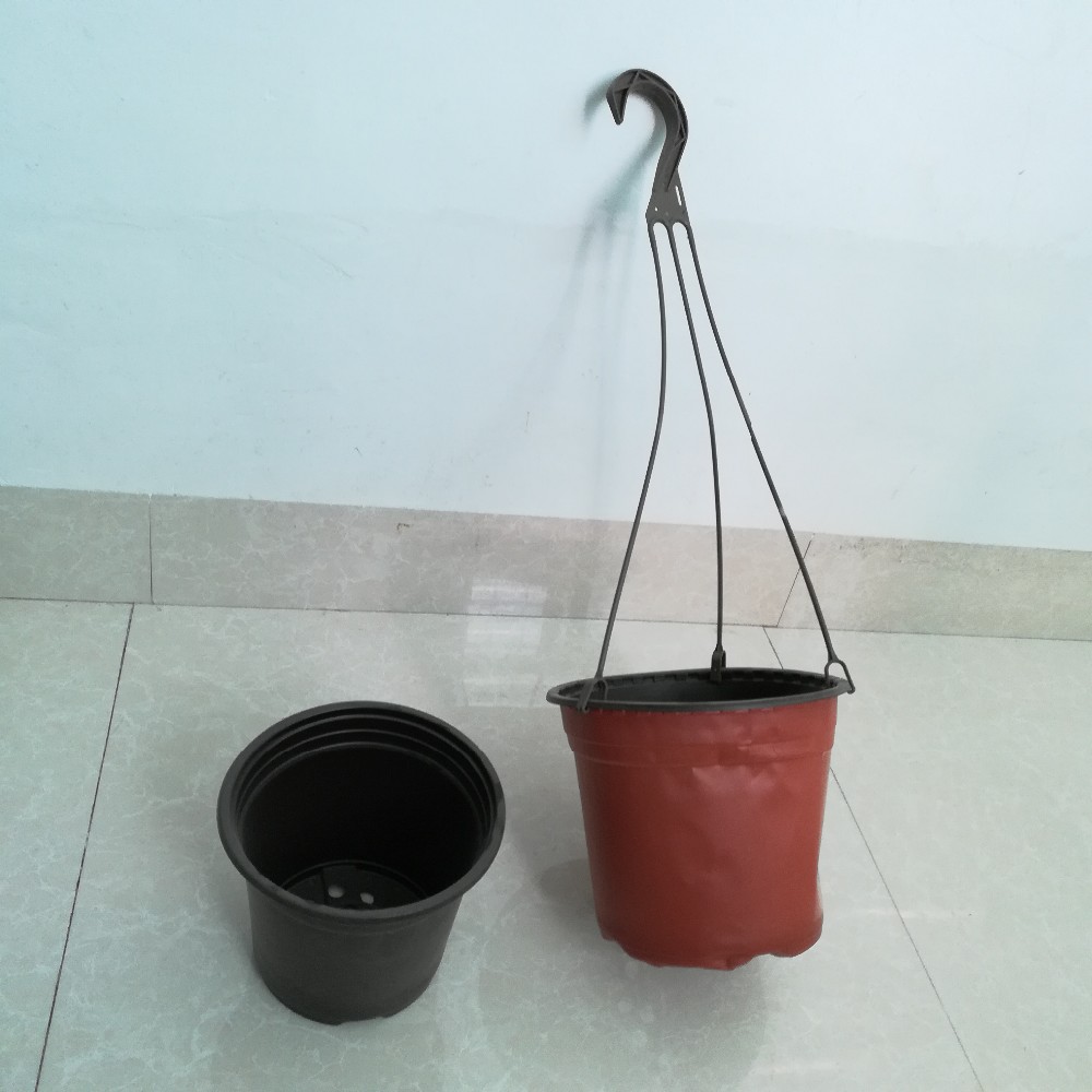 strong plastic flower pot hanging Pots flowers hook garden flower pot hanger