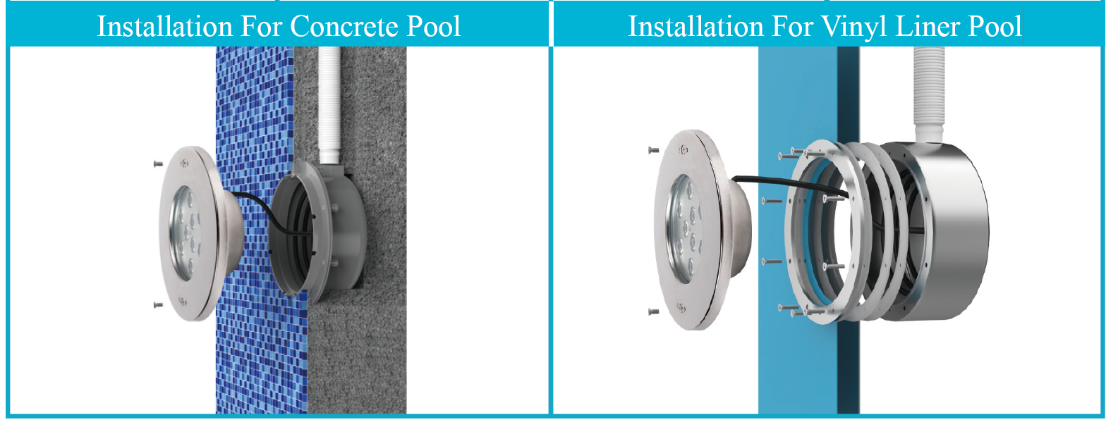 Installation For Vinyl Liner Pool or concrete pool