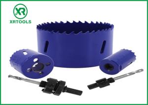 China 44mm Deep Cutting Bi Metal Hole Saw , 4 / 6 TPI Variable Teeth Metal Cutting Hole Saw wholesale