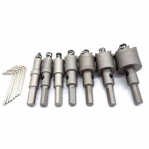 China 7pcs 14-35mm Tungsten Carbide Tipped Hole Saw Set wholesale