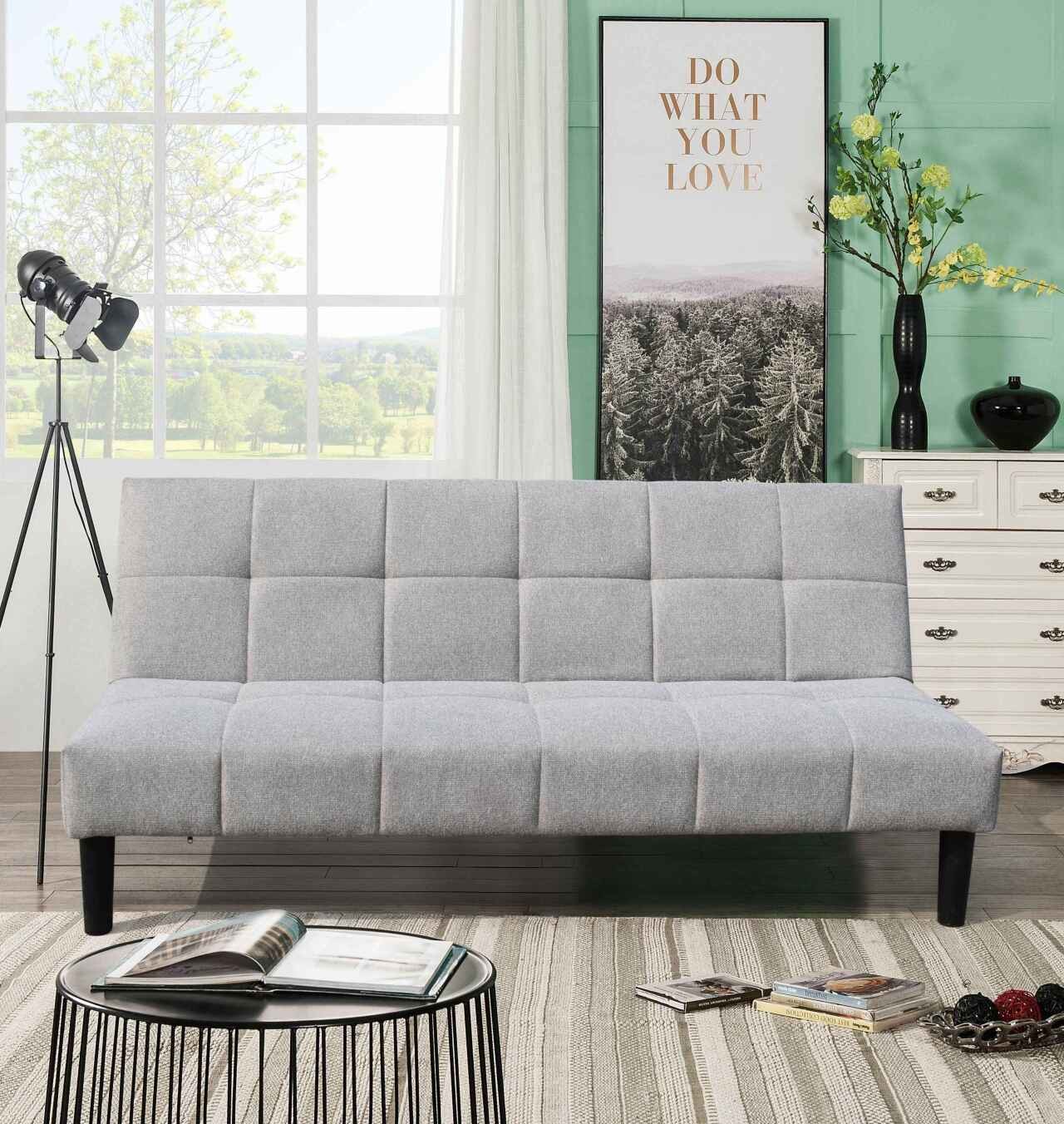 Wholeasle Fabric Foldable Sofa Bed With Armrests
