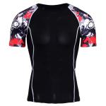 Military Long Sleeve Rash Guard Environmental Friendly Material Flatlock