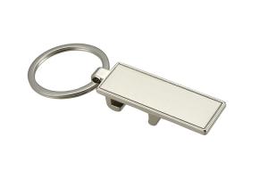 China Laser Engraving Metal Bottle Opener Rectangle Multifunction Keychain wholesale