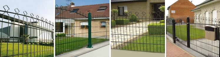 Prestige Panel 3D Welded Wire Mesh Fence ISO9001 Certification