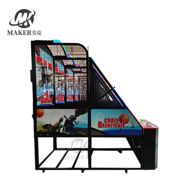 Indoor Electronic Coin Operation Skills Shooting Crazy Basketball Street