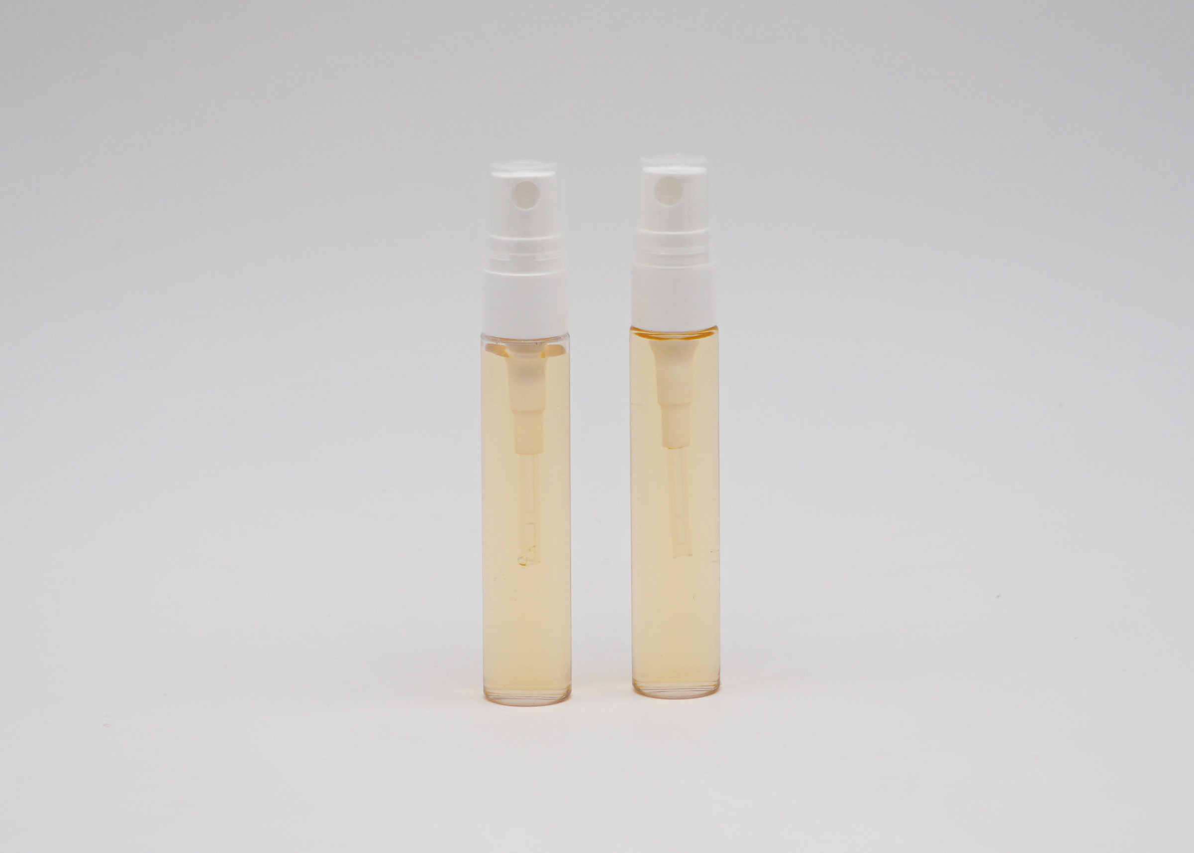 SGS 3ml Empty Perfume Tester Bottle Vial With Black Atomizer Spray Pump