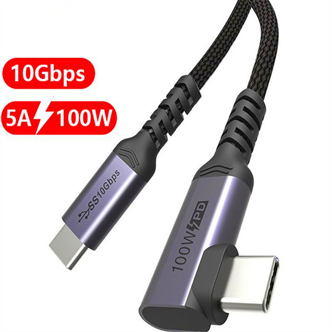USB PD Cable With Chip 10G Transmission Type C 3.1Gen2 PD5A100W