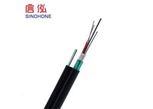 China Figure 8 Outdoor Fiber Optic Cable PE Sheath Aerial Laying Low Dispersion wholesale