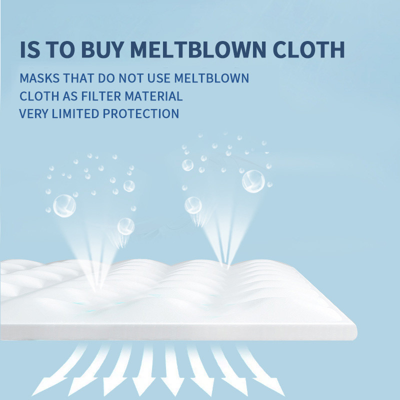 3 Plys Non Woven ISO Certification Breathable Disposable Surgical Face Mask