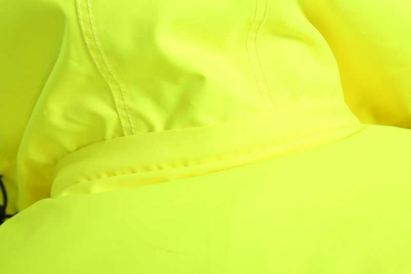 300D Oxford Multi Function Cold Weather Workwear 7 In 1 Hi Vis winter Softshell Jacket