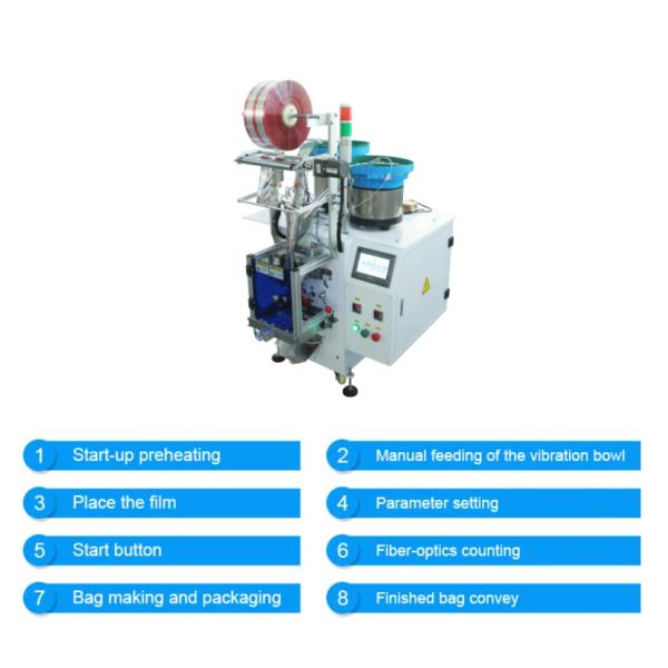 220V Automatic Packaging Machine For Filling Plastic Screws Bolts