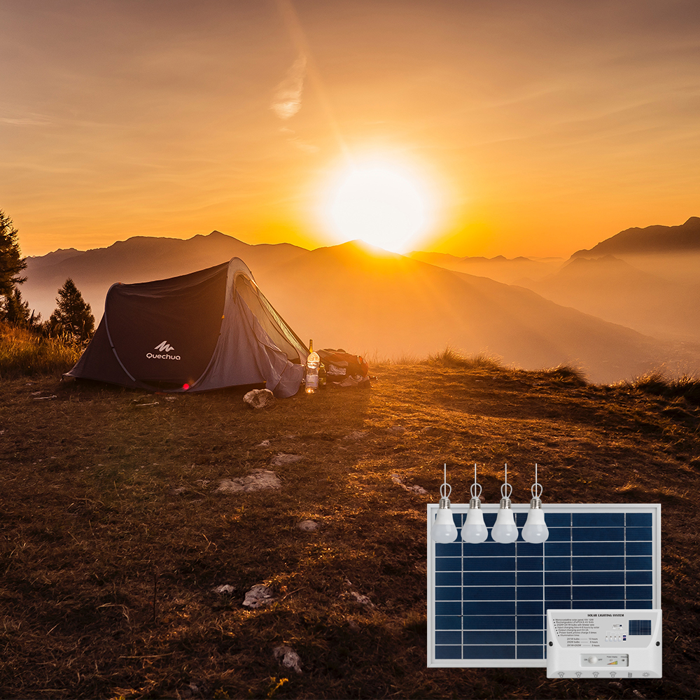 360° Beam Angle Solar Energy Light for Camping Portable Outdoor Power Generation System