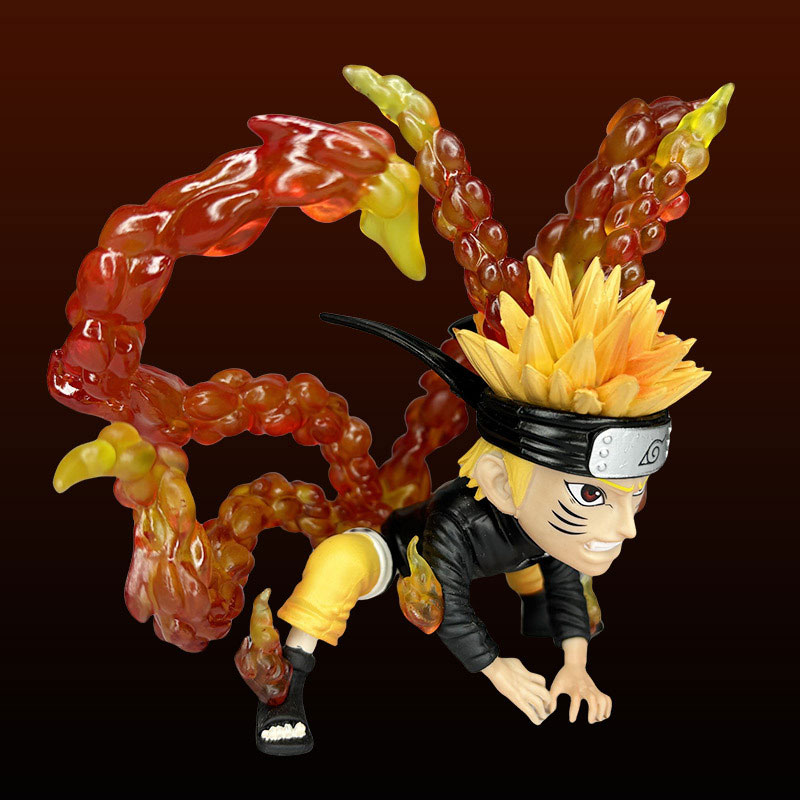 MODEL TOY Anime Heroes Nine Tailed Fox Game Figurines Interactive Action Figures Toy Dolls