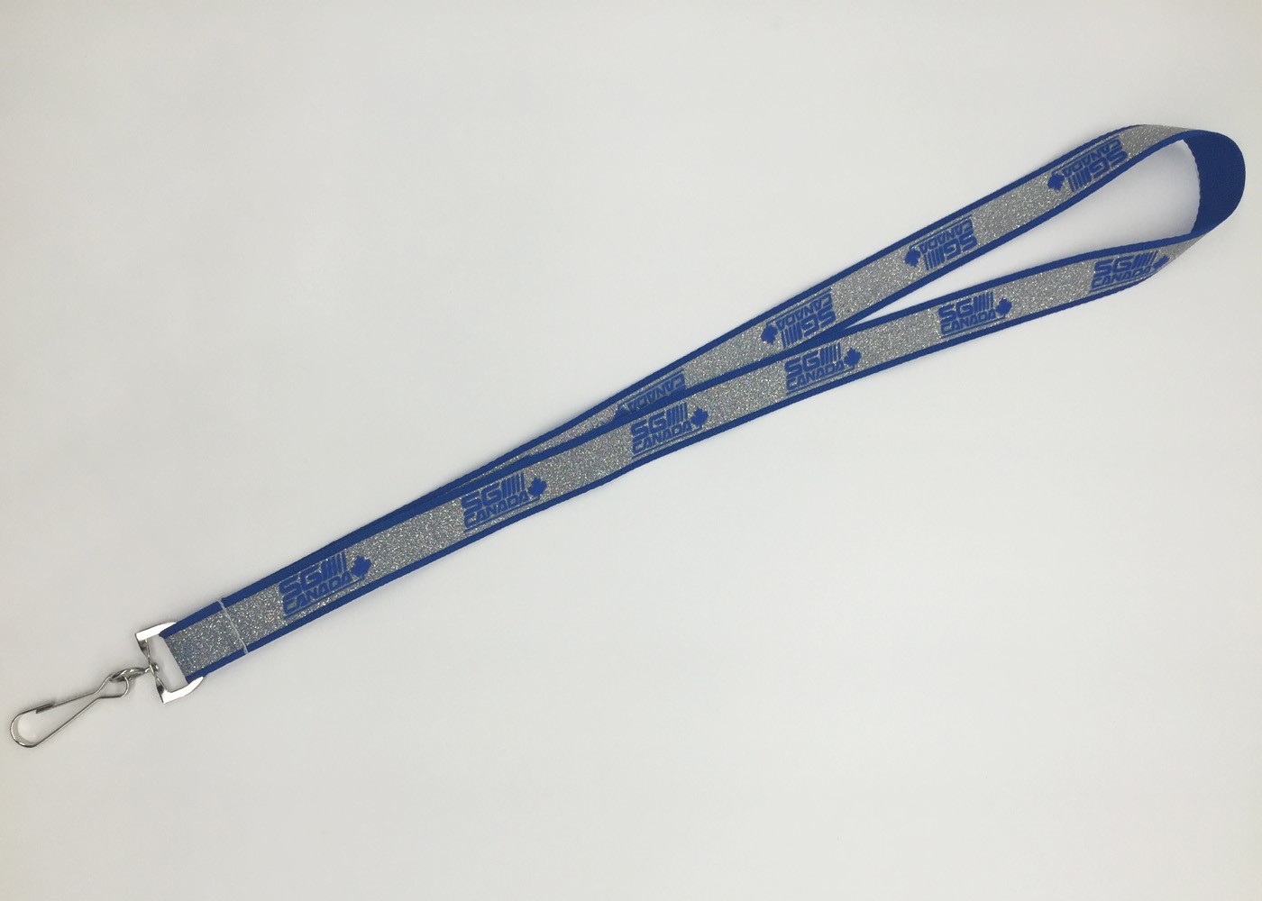 Excellent Reusable Glow In The Dark Lanyards With Swivel Hook / Bulldog Clips