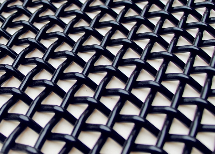 Double Pre Galvanized Crimped Wire Mesh Fence Using 6mm
