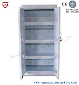 China Laboratory Medicine Medical Supply Storage Cabinet With Double Glass Door for Security wholesale
