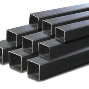 China Q235 Black Powder Coated Square Tubing Astm 12ft Seamless Rectangular Steel Tube wholesale