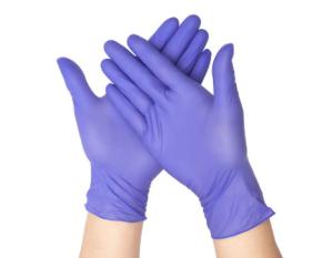 China Cut Resistant Disposable Nitrile Gloves Anti Oil Low Protein Content Non Sterile wholesale
