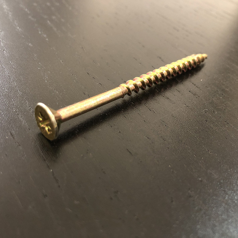 DIN7505 Zinc Plated Wood Deck Screws Countersunk Head Steel M4.0 x 75MM