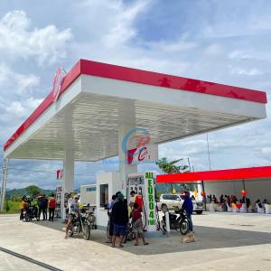 China Earthquake Resistant Prefabricated Metal Canopy , Modern Steel Building Canopy wholesale