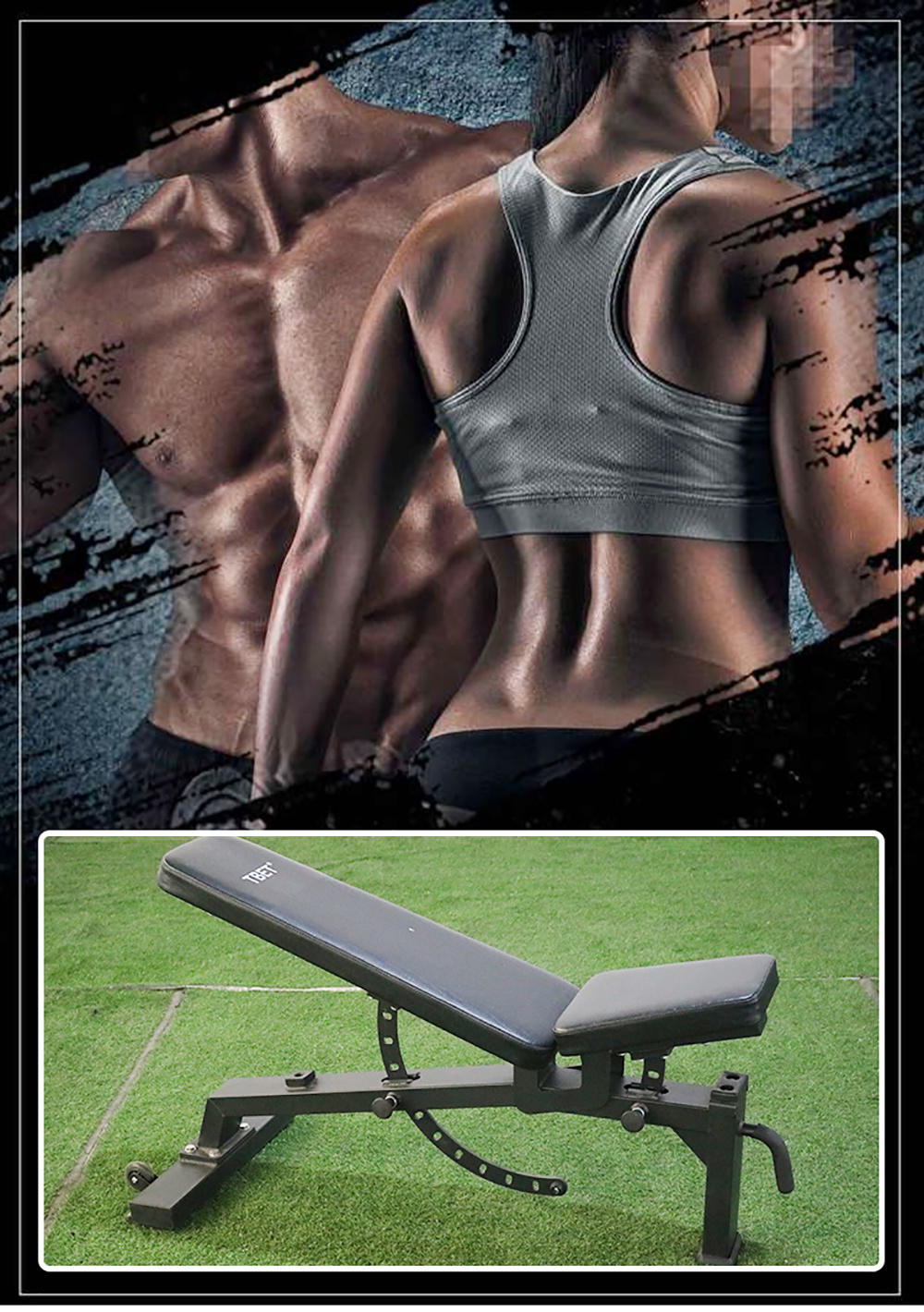 Commercial Gym Training Equipment Fitness Body Workout Weight Stool Fitness Bench Bench Press