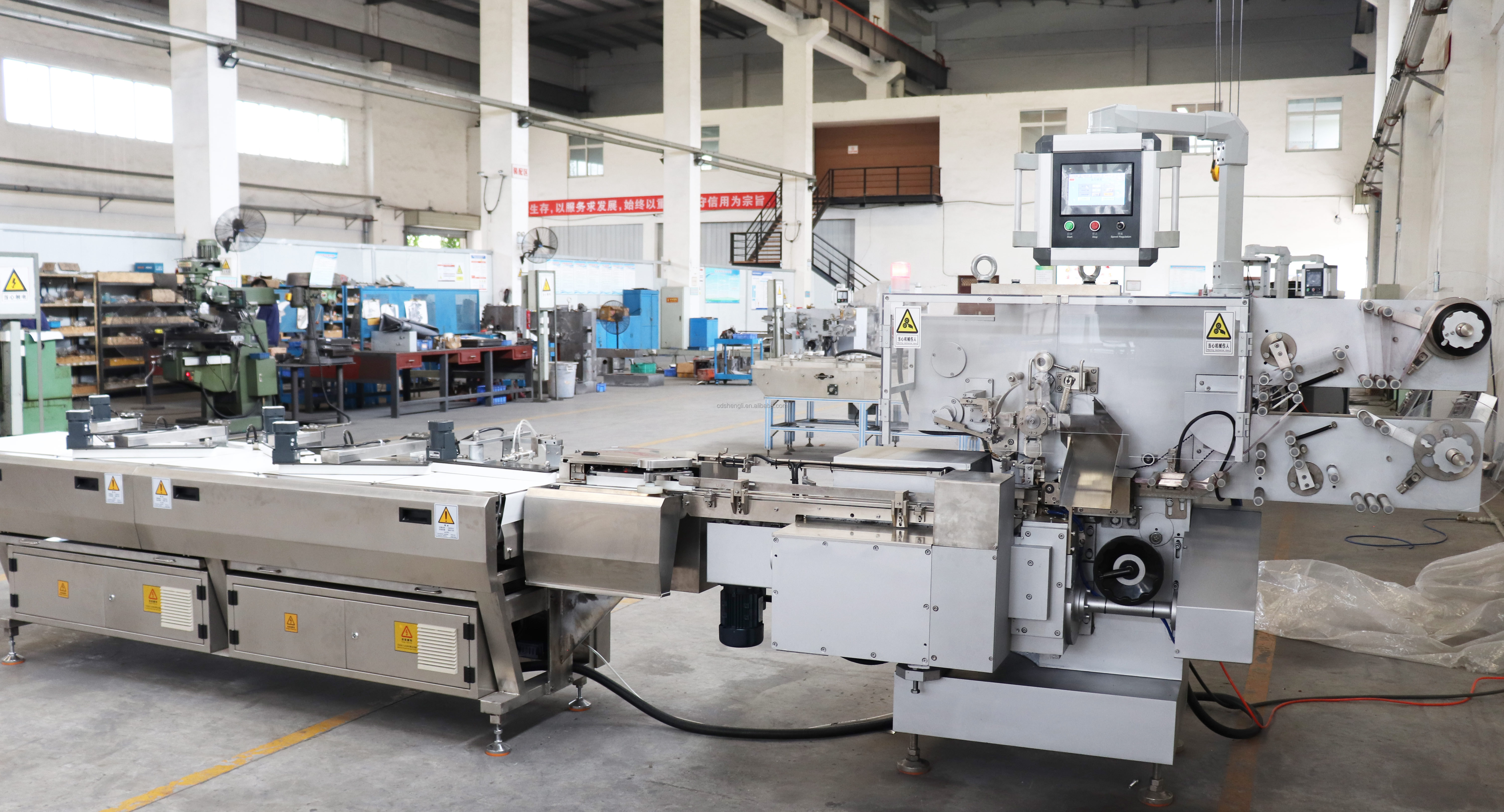 Chocolate Silver Customized Key Horizontal Wrapping Packing Machine for Candy Packaging