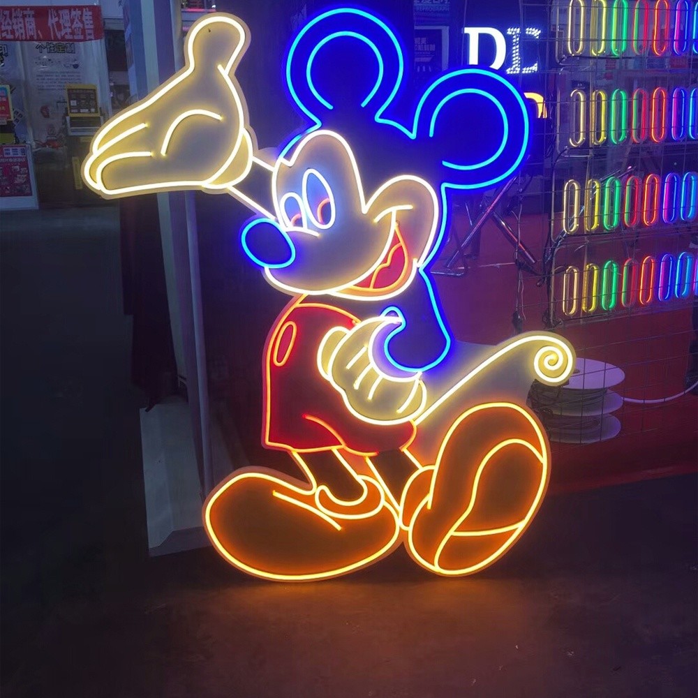 Outdoor Flexible Waterproof RGB Acrylic Sign Flex LED Neon Sign Custom Signs Letter Advertising