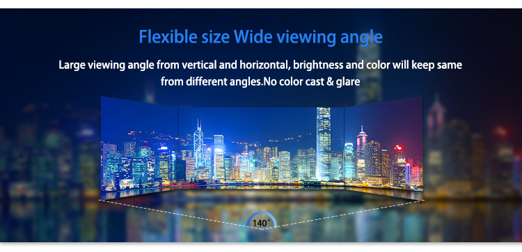 High Brightness Transparent LED Panel Display For Glass Window Invisible Video Screen