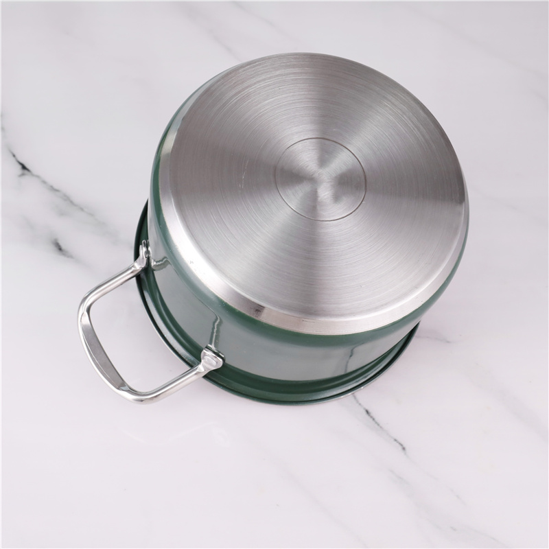 Home Kitchen Stainless Steel Cookware Set 3pcs With Lid