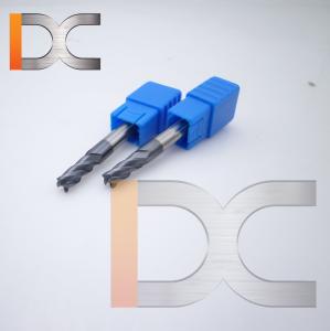 China 4-flute flattened end mills with straight shank wholesale