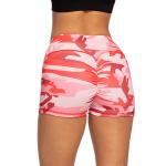 Women High Waist Yoga Pants Tummy Control Shorts Slim Short Pants