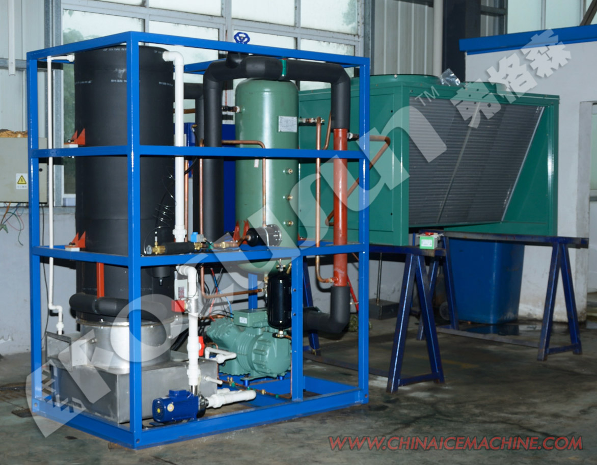 5 Ton/Day Tube Ice Maker Making Machine Energy Saving Compresseur Core Components