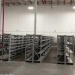 Customizable Powder Coated Boltless Steel Shelving Racks Metal Material