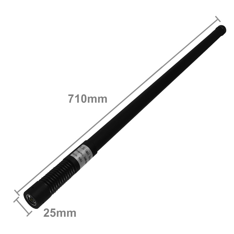 Customized Fiberglass OMNI WiFi Antenna Frequency Range 433-5900 MHz With Spring