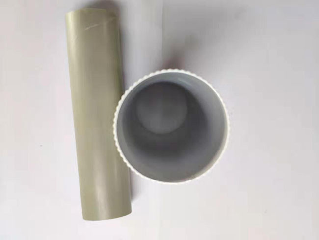 Ripple Round Extruded Aluminum Tube Easy Processing Durable For Casing
