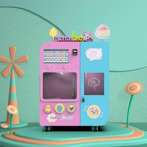 China High Capacity Magic Cotton Candy Machine 175cm High Coin Bill Credit Card Payment wholesale