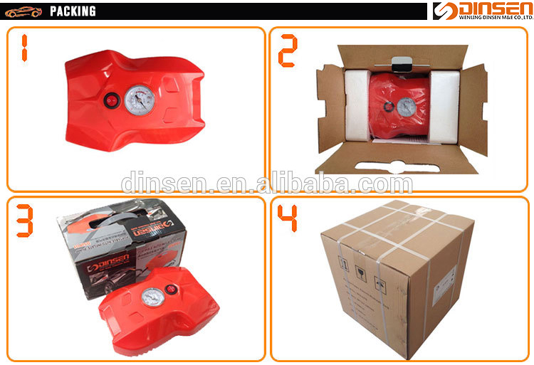 25mm Cylinder Tire Inflator For Trucks , 12v Air Pump For Car Tires