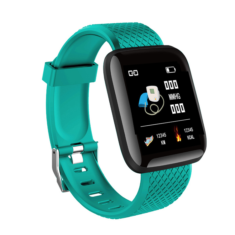 4 Colors Waterproof Fitness Tracker Smartwatch 1.3 inch Screen 44mm Strap
