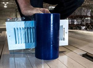 China Air Conditioner Open Duct 21'' 200ft HVAC Duct Protection Film wholesale
