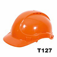 Industrial Head Protective Hard Hat with Fabric Belts and Sweatband T125 Custom Design