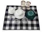 220 Gsm Kitchen Usage Countertop Dish Drainer Drying Mat Microfiber